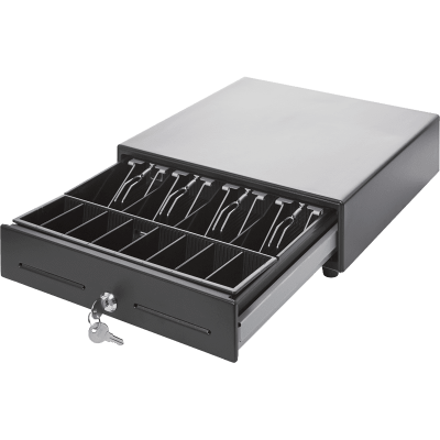 Денежный ящик PayTor HT-330S, черный, штрих 