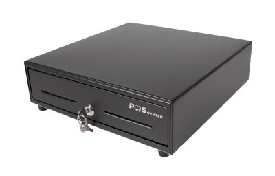 Денежный ящик POScenter 13EМ 330x335x90, механический, PUSH, черный 
